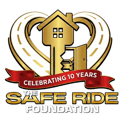 Safe Ride Foundation - 10 Year Logo - White-footer